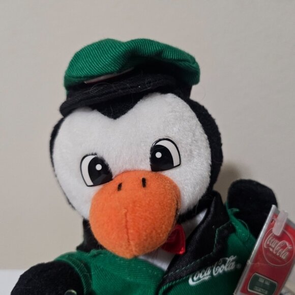 Vintage Coca-Cola beanbag plush Penguin NWT - Picture 2 of 10